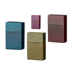 SIGARETTEN BOX COLORS CARBON (IN DIV KLEUREN) TBV 20 SIGARETTEN