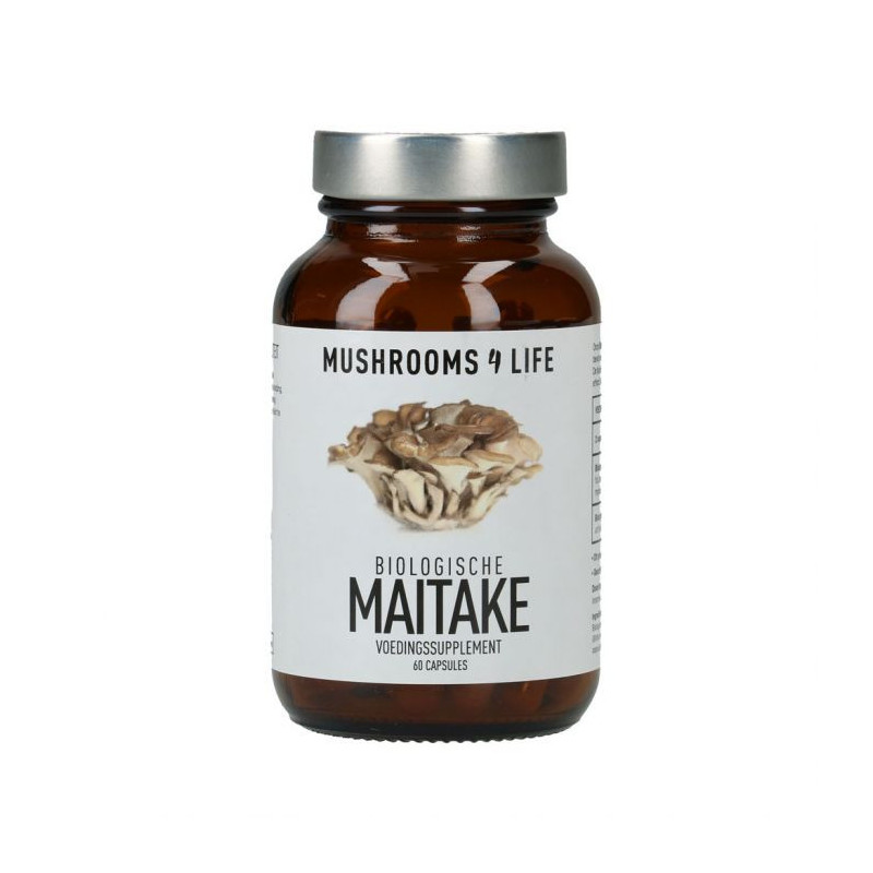 MAITAKE PADDENSTOELEN CAPSULES BIO (Mushroom 4 Life) - 60 Caps MAITAKE PADDENSTOELEN CAPSULES BIO (Mushroom 4 Life) - 60 Caps