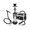 ZORR - HOOKAH WATERPIJP SET (2 SLANGEN) - ZWART - IN ALUMINIUM KOFFER ZORR - HOOKAH WATERPIJP SET (2 SLANGEN) - ZWART - IN ALUMINIUM KOFFER