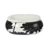 KERAMIEK WINDASBAK - 190MM OVAAL - BLACK N WHITE - No 2 KERAMIEK WINDASBAK - 190MM OVAAL - BLACK N WHITE - No 2