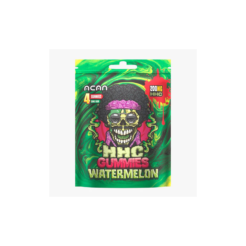 Acan - HHC Gummies Watermelon 200mg - 4 Stuks Acan - HHC Gummies Watermelon 200mg - 4 Stuks