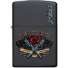 ZIPPO AANSTEKER TATTOO LOVE AND DEATH ZIPPO AANSTEKER TATTOO LOVE AND DEATH