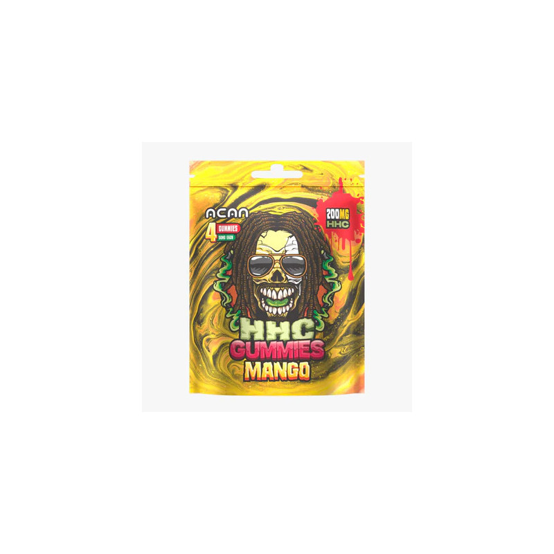 HHC Gummies Mango 200mg - 4 Stuks HHC Gummies Mango 200mg - 4 Stuks