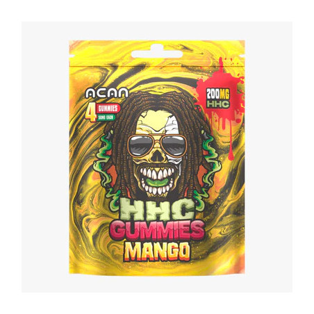 HHC Gummies Mango 200mg - 4 Stuks