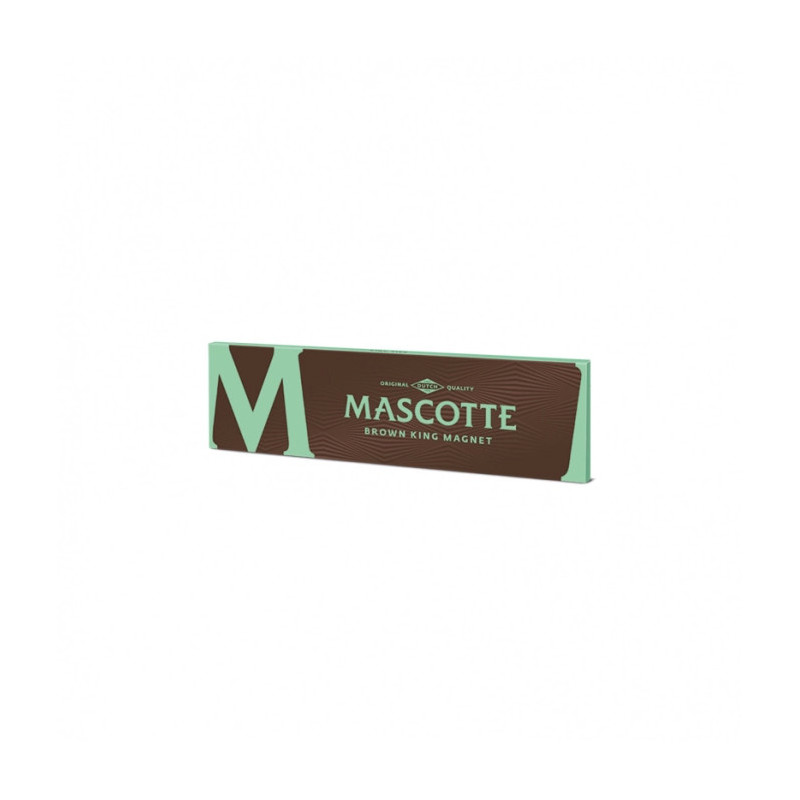 mascotte brown king size vloei- with magnet mascotte brown king size vloei- with magnet