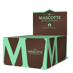mascotte brown king size vloei- with magnet