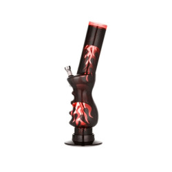 DREAMLINER ACRYL BONG RED FIRE 31CM