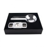 ZORR - GIFTSET - ASBAK MET LUXE SIGARENKNIPPER - CHROME