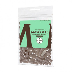 MASCOTTE - 120 BROWN SLIM FILTERS