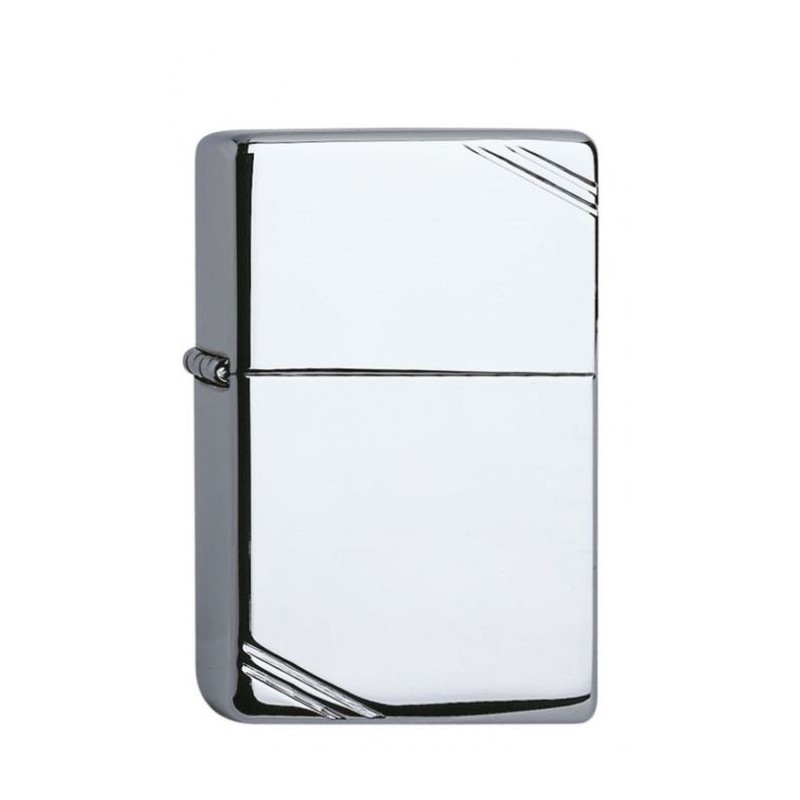 ZIPPO VINTAGE CHROME HIGH POLISHED ZIPPO VINTAGE CHROME HIGH POLISHED